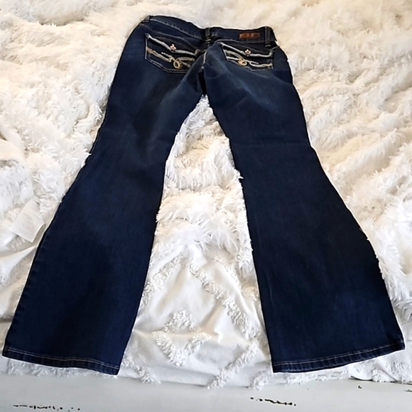 💙🩵💙2 NEW SO AND L.E.I. Hipster Flare JEANS 90's Y2K BUNDLE💙🩵💙 - Picture 5 of 9